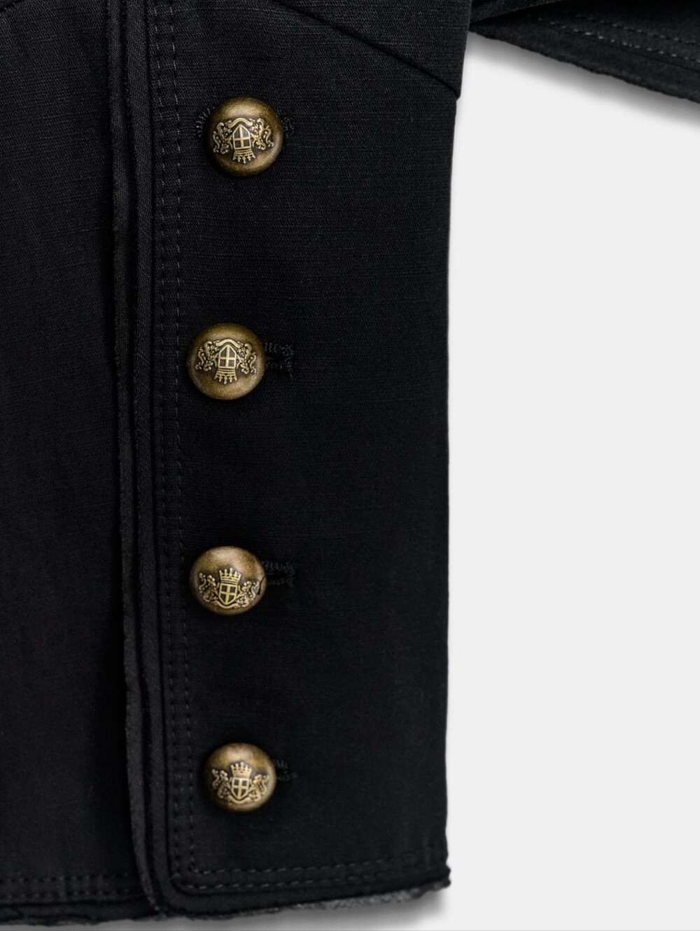 ZARA ZW COLLECTION JACKET WITH BUTTON DETAILS - Picture 6 of 6